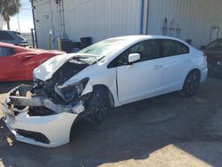 Salvage cars for sale from Copart Riverview, FL: 2015 Honda Civic EX