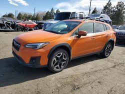 Salvage cars for sale from Copart Denver, CO: 2019 Subaru Crosstrek Limited