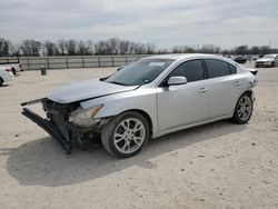 Salvage cars for sale at New Braunfels, TX auction: 2012 Nissan Maxima S