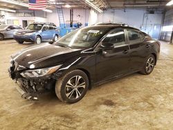 Nissan salvage cars for sale: 2021 Nissan Sentra SV