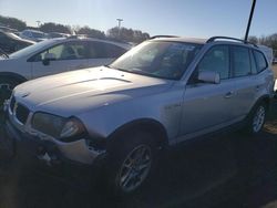 Salvage cars for sale at East Granby, CT auction: 2004 BMW X3 2.5I