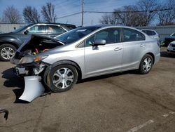 Honda salvage cars for sale: 2015 Honda Civic Hybrid