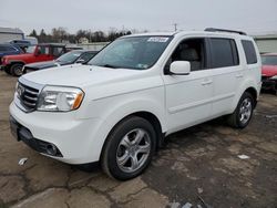 Salvage cars for sale at Pennsburg, PA auction: 2013 Honda Pilot EXL