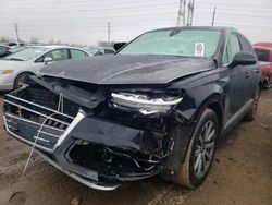 Salvage cars for sale from Copart Elgin, IL: 2019 Audi Q7 Prestige