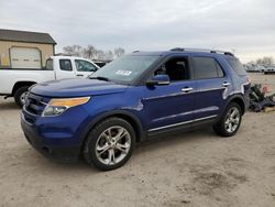 Salvage cars for sale at Dyer, IN auction: 2013 Ford Explorer Limited
