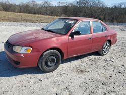 Vehiculos salvage en venta de Copart Cartersville, GA: 2001 Toyota Corolla CE