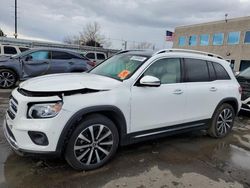 Mercedes-Benz GLB-Class salvage cars for sale: 2020 Mercedes-Benz GLB 250 4matic