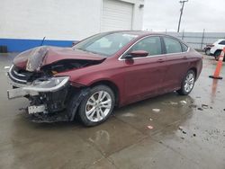 Salvage cars for sale at Farr West, UT auction: 2015 Chrysler 200 Limited