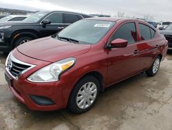 Salvage cars for sale at Grand Prairie, TX auction: 2018 Nissan Versa S