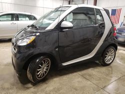 Smart salvage cars for sale: 2012 Smart Fortwo Passion