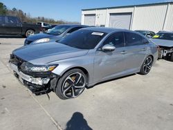 Salvage cars for sale at Gaston, SC auction: 2018 Honda Accord Sport