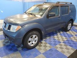 Salvage cars for sale from Copart Hampton, VA: 2006 Nissan Pathfinder LE
