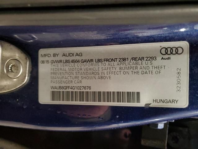 2016 Audi A3 Premium