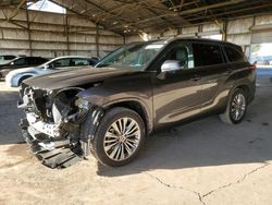 Toyota salvage cars for sale: 2023 Toyota Highlander Hybrid Platinum