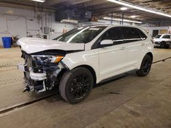 Salvage cars for sale at Wheeling, IL auction: 2022 Ford Edge SEL