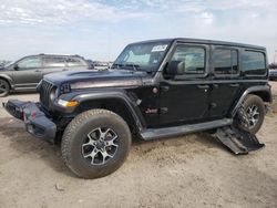 Salvage cars for sale from Copart Houston, TX: 2018 Jeep Wrangler Unlimited Rubicon