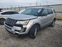 Ford Explorer salvage cars for sale: 2017 Ford Explorer XLT