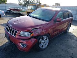 Salvage cars for sale at Vallejo, CA auction: 2015 Jeep Grand Cherokee Laredo