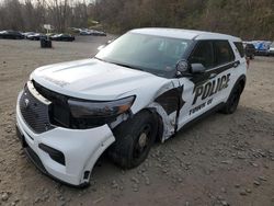 Salvage cars for sale at Marlboro, NY auction: 2021 Ford Explorer Police Interceptor