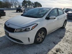 Salvage cars for sale from Copart Loganville, GA: 2017 KIA Forte LX