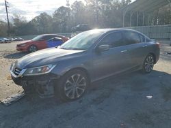 Salvage cars for sale at Savannah, GA auction: 2015 Honda Accord Sport