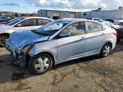 Salvage cars for sale at Vallejo, CA auction: 2013 Hyundai Accent GLS