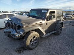 Salvage cars for sale from Copart Tucson, AZ: 2018 Jeep Wrangler Sport