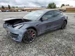 Salvage cars for sale from Copart Mentone, CA: 2020 Tesla Model 3