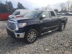 Toyota Tundra salvage cars for sale: 2014 Toyota Tundra Double Cab Limited