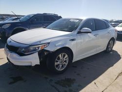 Vehiculos salvage en venta de Copart Grand Prairie, TX: 2016 KIA Optima LX