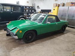 Salvage cars for sale at Pekin, IL auction: 1974 Porsche Roadster