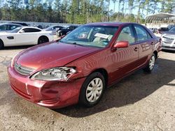 Vehiculos salvage en venta de Copart Harleyville, SC: 2004 Toyota Camry LE