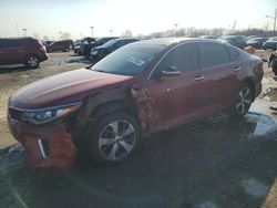 Salvage cars for sale at Indianapolis, IN auction: 2018 KIA Optima SX