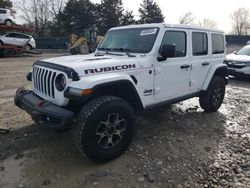 Jeep Wrangler salvage cars for sale: 2018 Jeep Wrangler Unlimited Rubicon