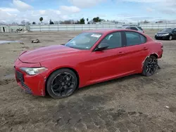 Salvage cars for sale from Copart Bakersfield, CA: 2021 Alfa Romeo Giulia Sport
