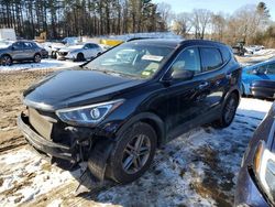 Salvage cars for sale from Copart North Billerica, MA: 2017 Hyundai Santa FE Sport