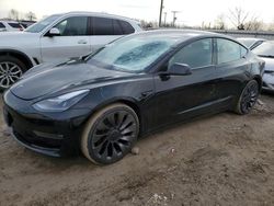 Tesla Model 3 salvage cars for sale: 2021 Tesla Model 3