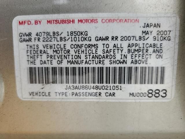 2008 Mitsubishi Lancer GTS