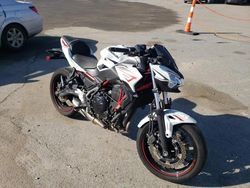 Salvage cars for sale from Copart San Diego, CA: 2022 Kawasaki ER650 K