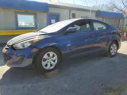 Salvage cars for sale at Wichita, KS auction: 2016 Hyundai Elantra SE