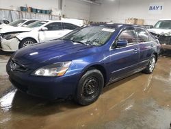 Salvage cars for sale at Elgin, IL auction: 2003 Honda Accord LX