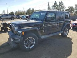 Jeep Wrangler salvage cars for sale: 2019 Jeep Wrangler Unlimited Sahara