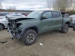 Salvage cars for sale from Copart Arlington, WA: 2022 Toyota Tacoma Double Cab