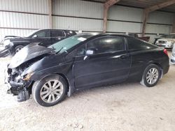 Salvage cars for sale from Copart Houston, TX: 2012 Honda Civic EX