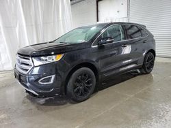 Salvage cars for sale at Albany, NY auction: 2017 Ford Edge Titanium