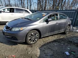 Salvage cars for sale at Candia, NH auction: 2014 Honda Civic EX