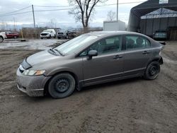 Salvage cars for sale at Montreal Est, QC auction: 2010 Honda Civic DX-G