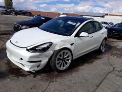 Tesla salvage cars for sale: 2022 Tesla Model 3