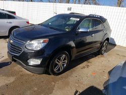 Chevrolet salvage cars for sale: 2016 Chevrolet Equinox LTZ