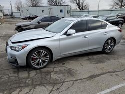 Infiniti salvage cars for sale: 2018 Infiniti Q50 Luxe